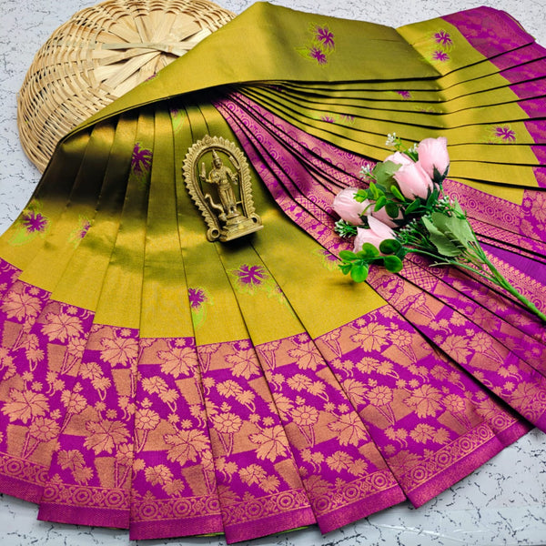 YCA02-04 Fancy Silk Saree