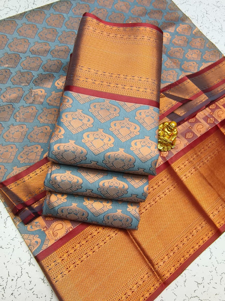 YCA03-42 Fancy Silk Saree