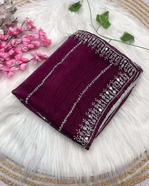 YCKD07-03 Fancy Silk Saree