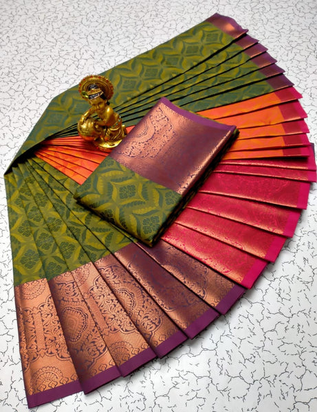 YCP01-05 Fancy Silk Saree