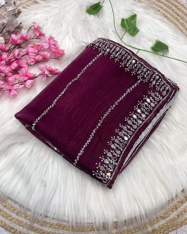 YCKD07-03 Fancy Silk Saree