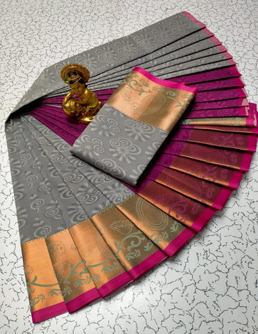 YCP01-06 Fancy Silk Saree