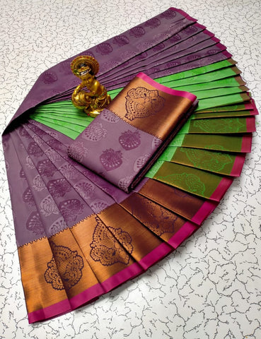 YCP01-17 Fancy Silk Saree