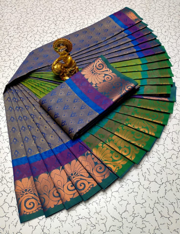 YCP01-37 Fancy Silk Saree